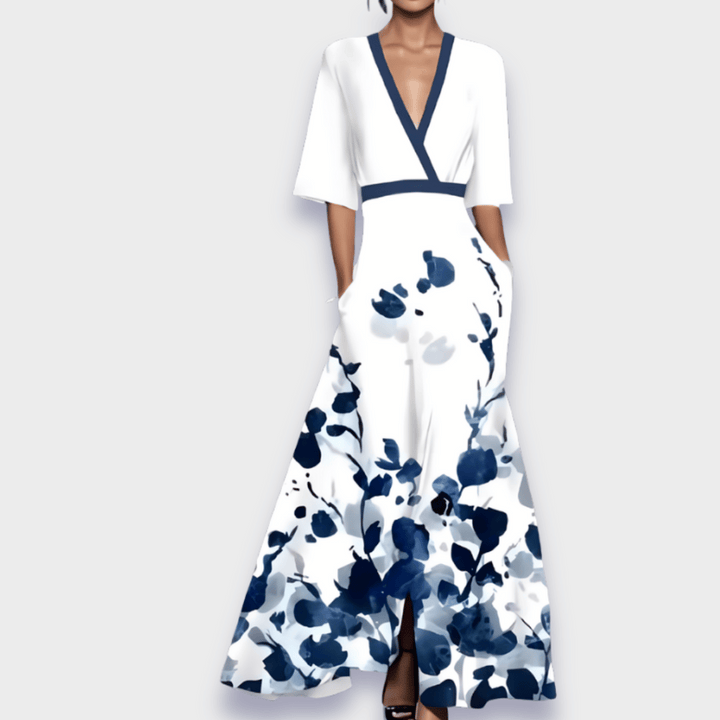 Eliana | Abito a-line floreale elegante