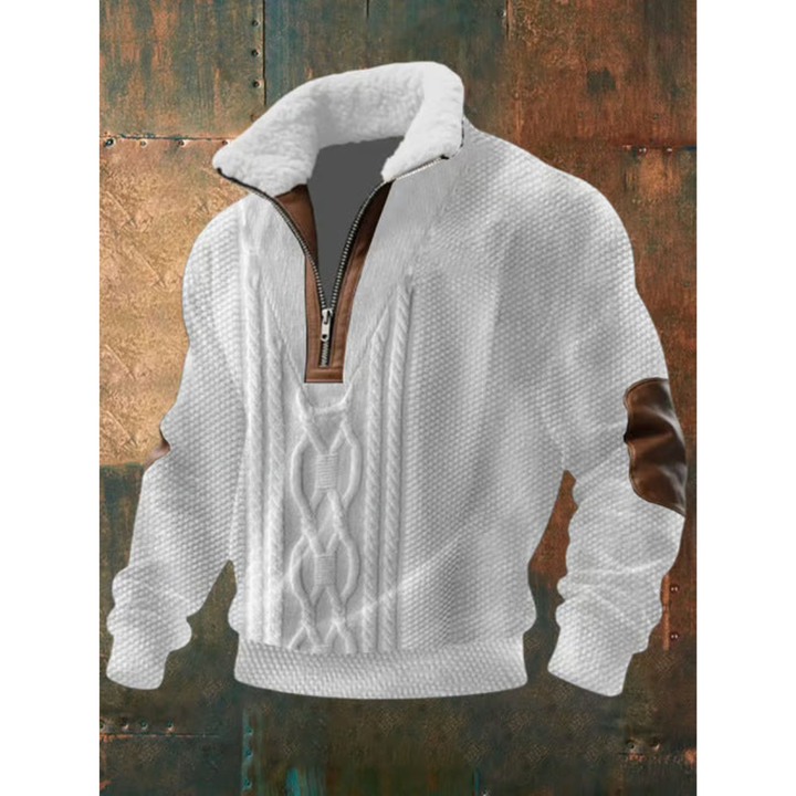 Ettiene | Maglione in pile con zip e colletto alto