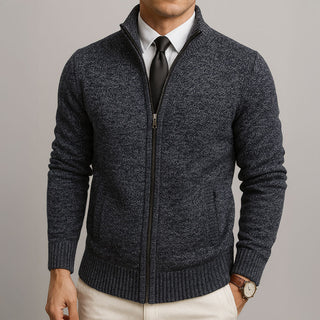 Vincent | Cardigan zip elegante