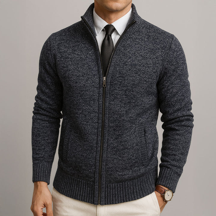 Vincent | Cardigan zip elegante