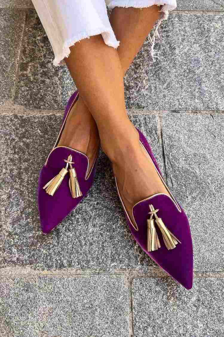 Zenobia | Mocassino con nappe eleganti