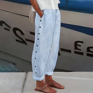 Dagny | Pantaloni estivi striati eleganti