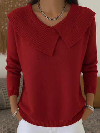 Giuliana | Maglia calda con colletto morbido