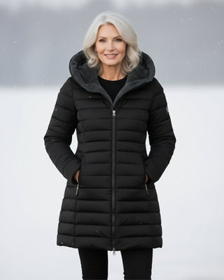 Joanna | Giacca invernale elegante foderata in pile