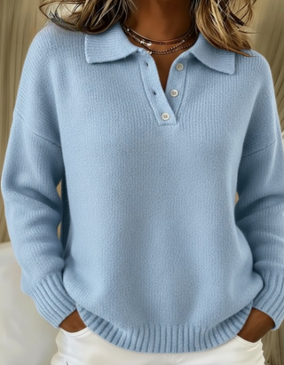 Amalia | Maglione polo casual da tutti i giorni