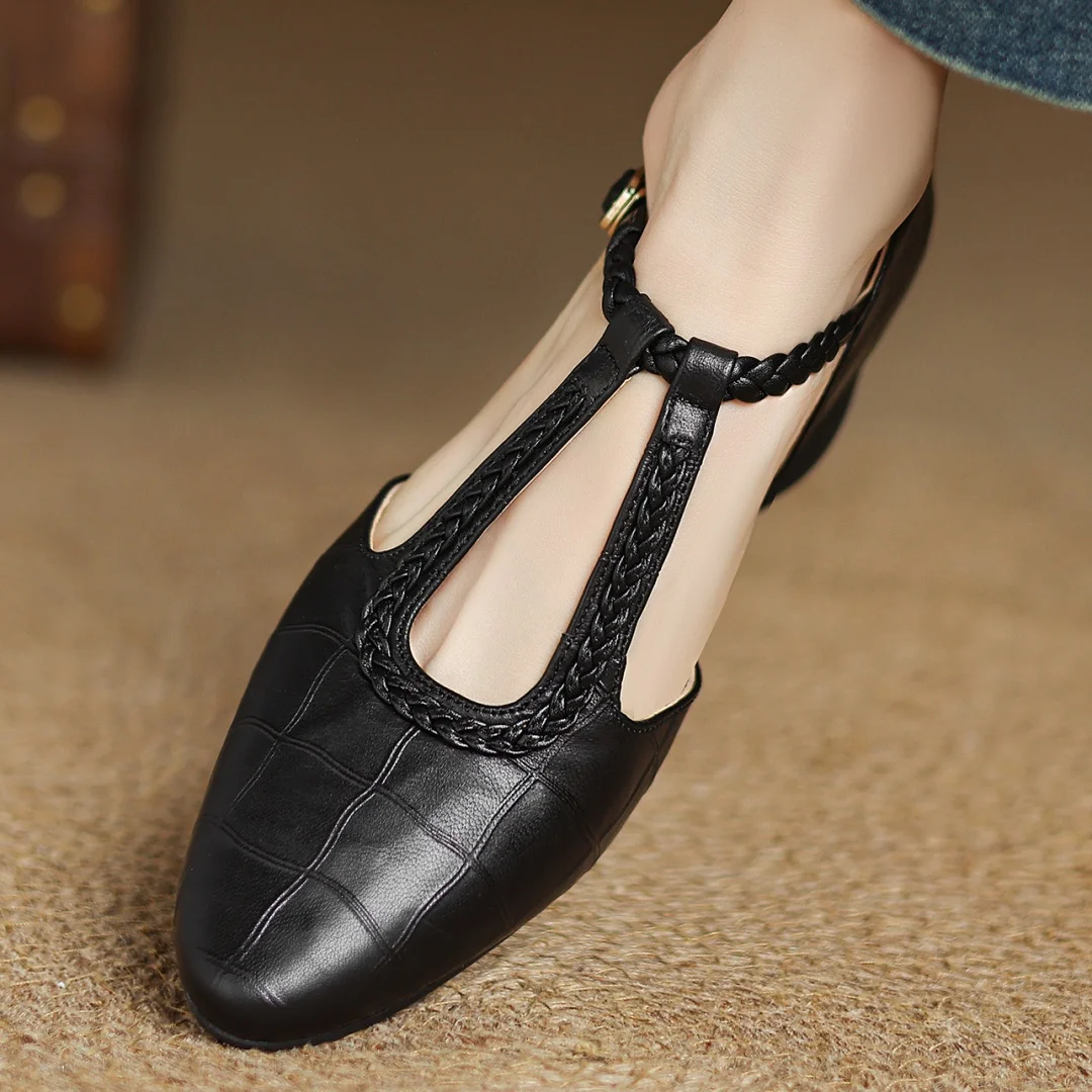 Clara | Scarpe Mary Jane in pelle ortopedica