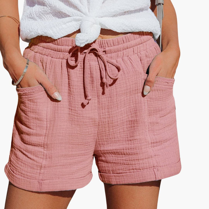 Emma | Pantaloni corti casual con coulisse eleganti