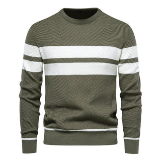 Jongman™ | Maglione da uomo moderno con design a righe