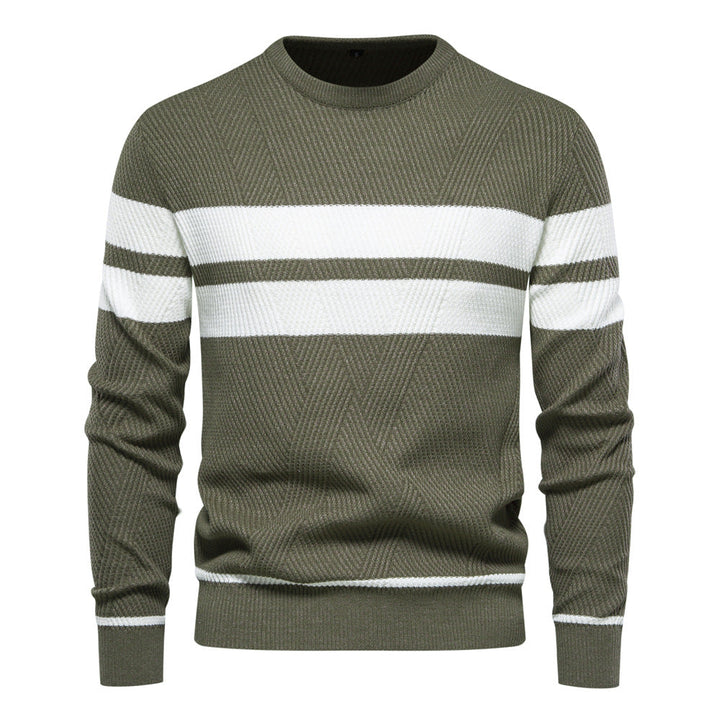 Jongman™ | Maglione da uomo moderno con design a righe