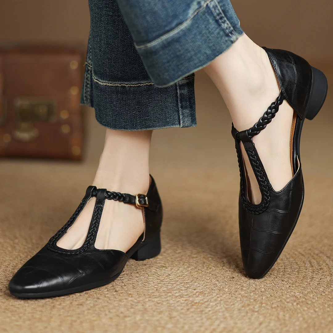 Clara | Scarpe Mary Jane in pelle ortopedica