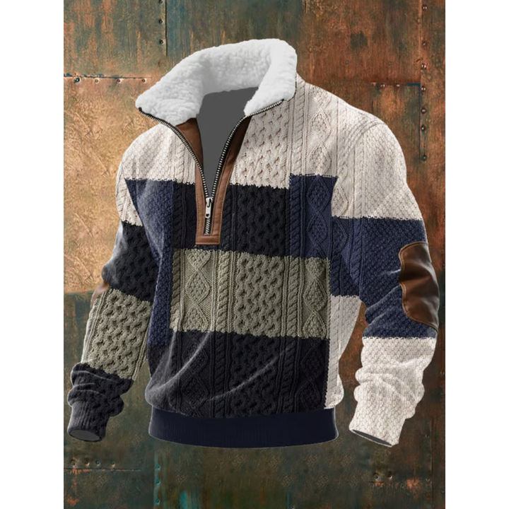 Ettiene | Maglione in pile con zip e colletto alto