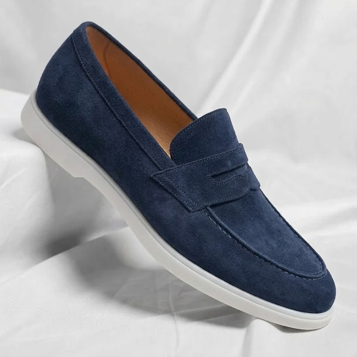 Penny Loafers in Suede Mayfair
