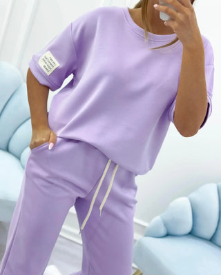 Mila | Completo casual da donna con top semplice e pantaloni