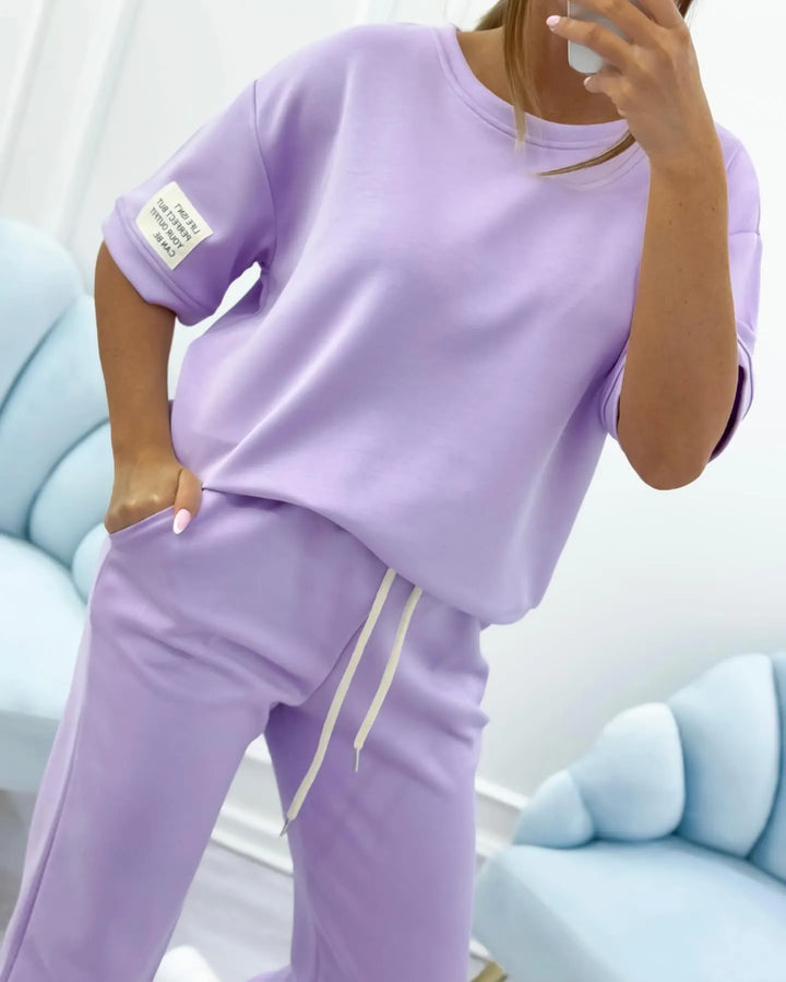 Mila | Completo casual da donna con top semplice e pantaloni