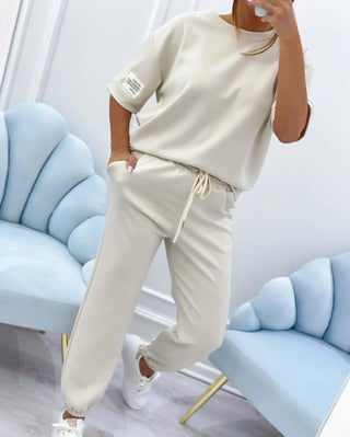 Mila | Completo casual da donna con top semplice e pantaloni