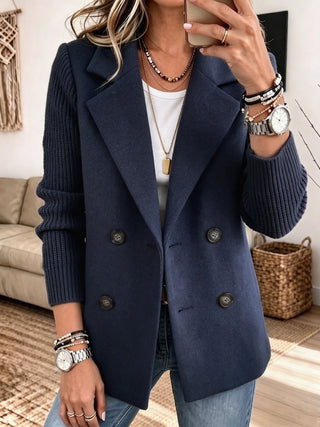Sanna | Elegante giacca con maniche in maglia