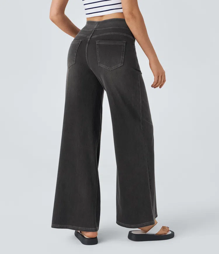 Solène | Jeans a gamba larga con vestibilità rilassata - immagine 3