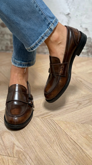 Nives | Mocassino classico con doppia fibbia