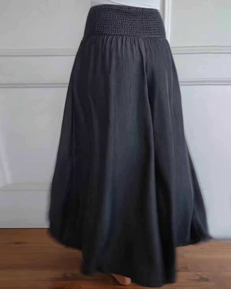Jasper | Pantaloni a vita alta arricciata - immagine 2