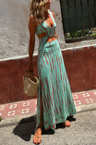 Chloe | Abito elasticizzato tie-dye