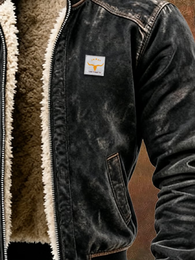 Giacca in look vintage con colletto strutturato
