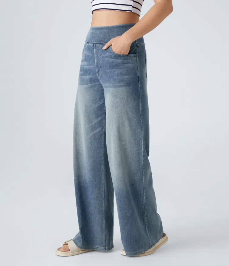 Solène | Jeans a gamba larga con vestibilità rilassata - immagine 11