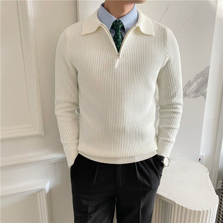 GONGJU Maglione con Zip