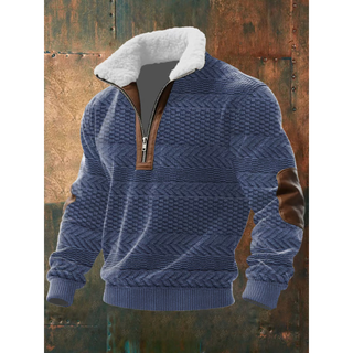 Ettiene | Maglione in pile con zip e colletto alto