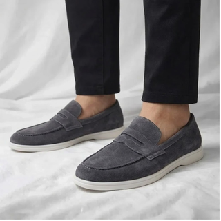 Penny Loafers in Suede Mayfair