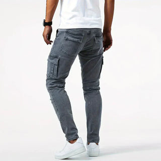 Herman | Jeans cargo elasticizzati