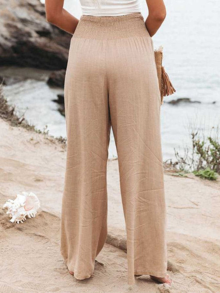 Thaliora | Pantaloni Remi a gamba larga - immagine 3