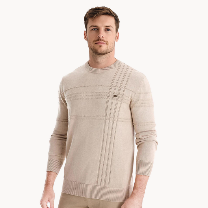 Jongman™ | Maglione da Uomo in Cotone con Design a Righe