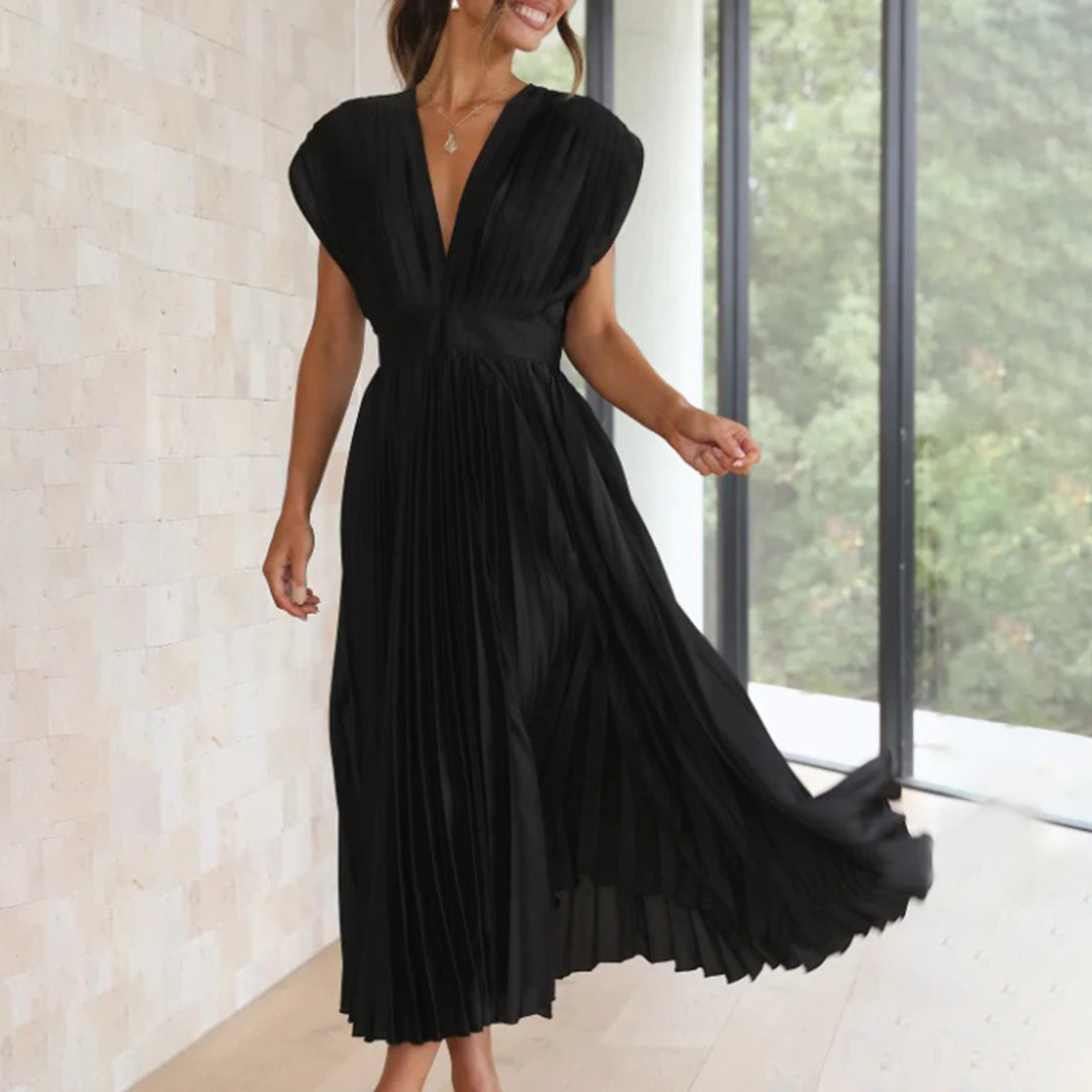 Marni | Abito midi plissettato senza tempo