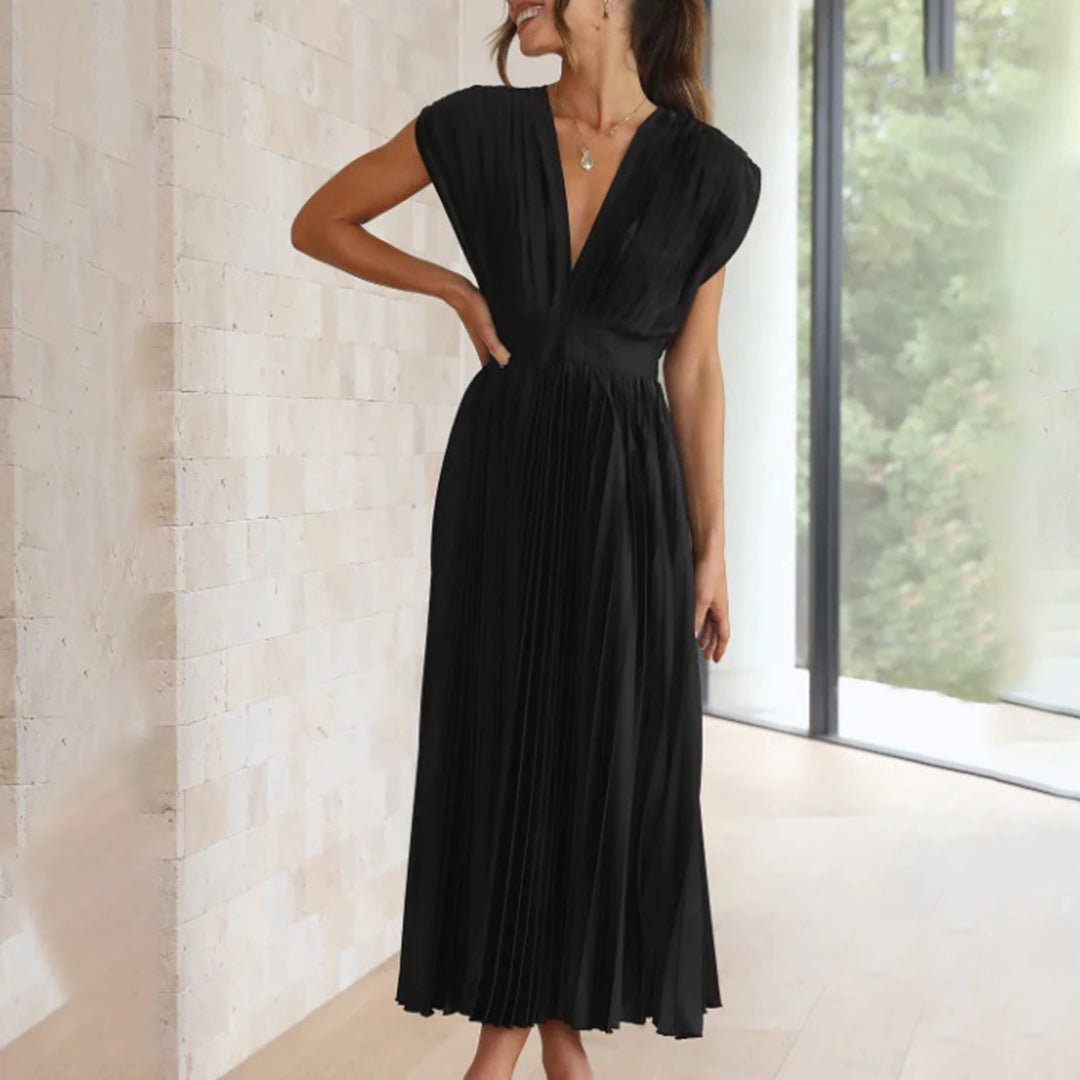Marni | Abito midi plissettato senza tempo