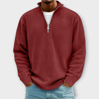 Cliff | Maglione con zip alla moda