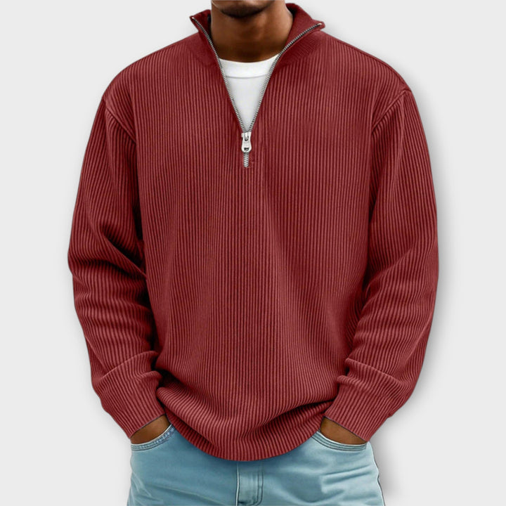 Cliff | Maglione con zip alla moda
