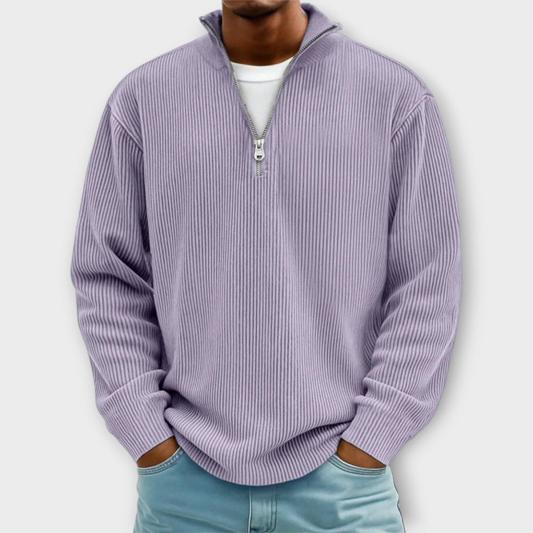 Cliff | Maglione con zip alla moda