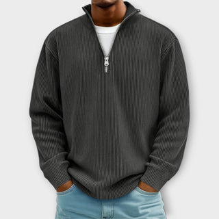 Cliff | Maglione con zip alla moda