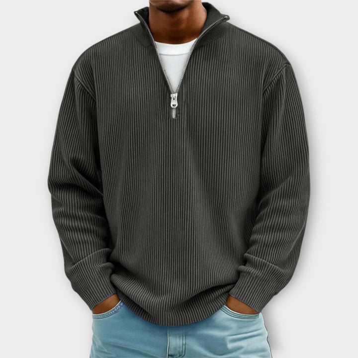 Cliff | Maglione con zip alla moda