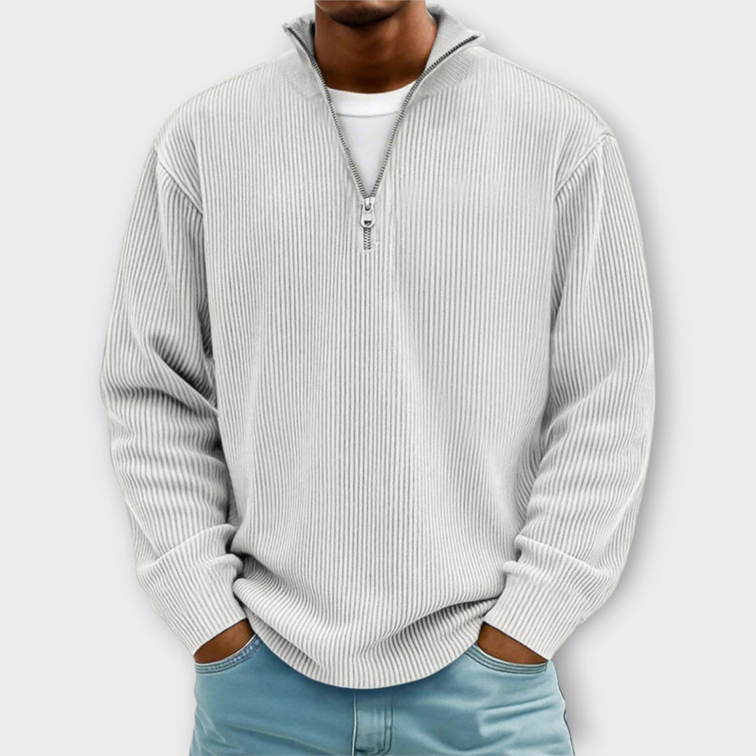 Cliff | Maglione con zip alla moda