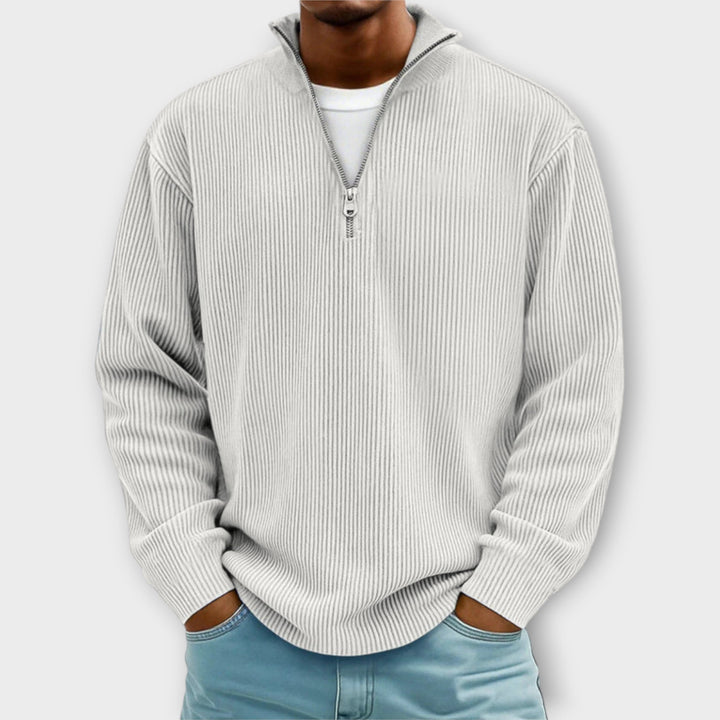Cliff | Maglione con zip alla moda