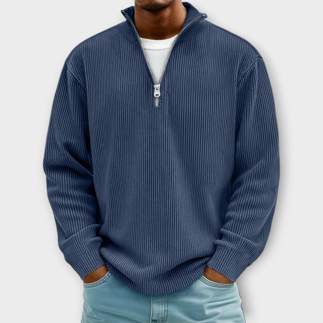 Cliff | Maglione con zip alla moda