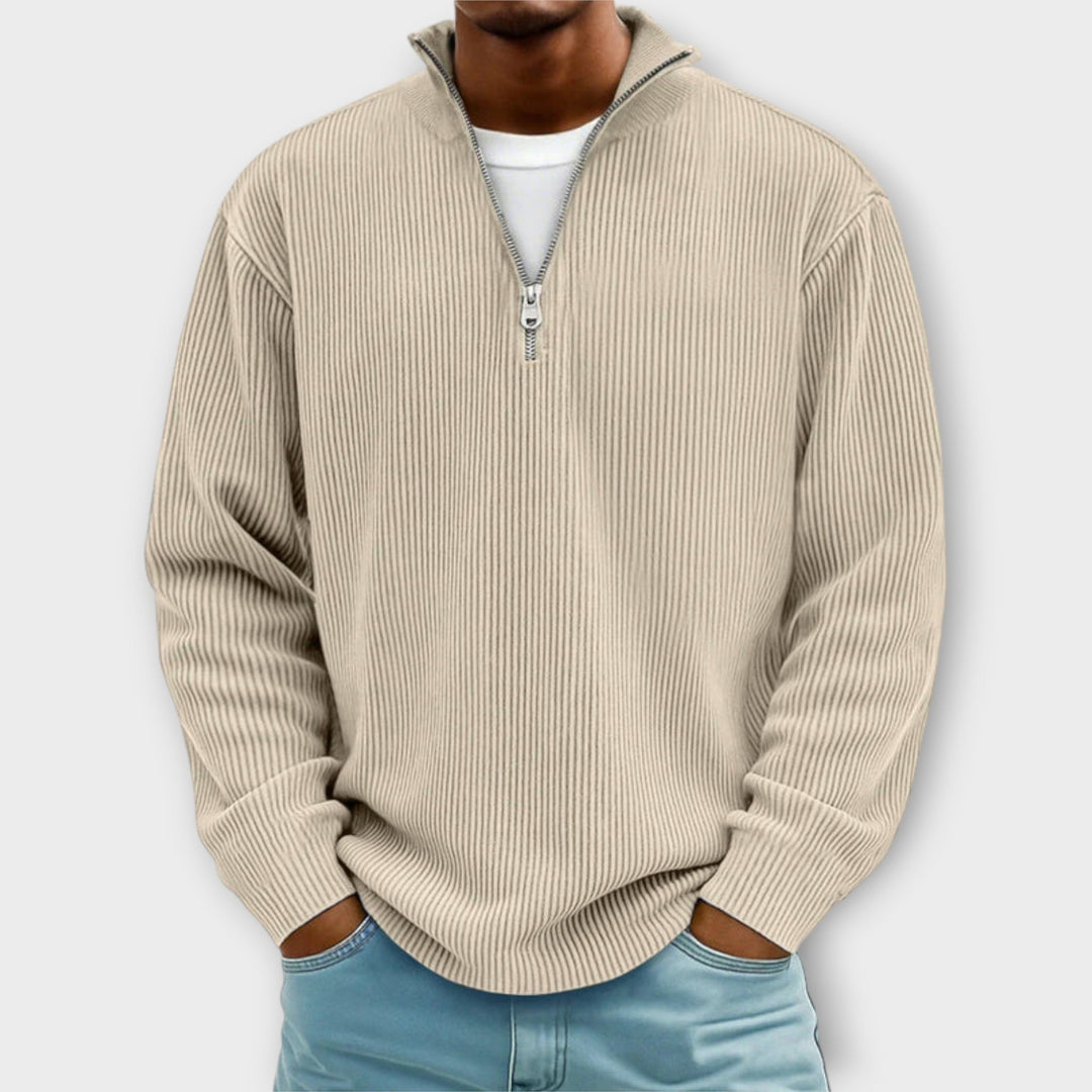 Cliff | Maglione con zip alla moda