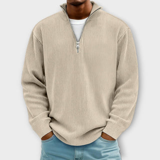 Cliff | Maglione con zip alla moda