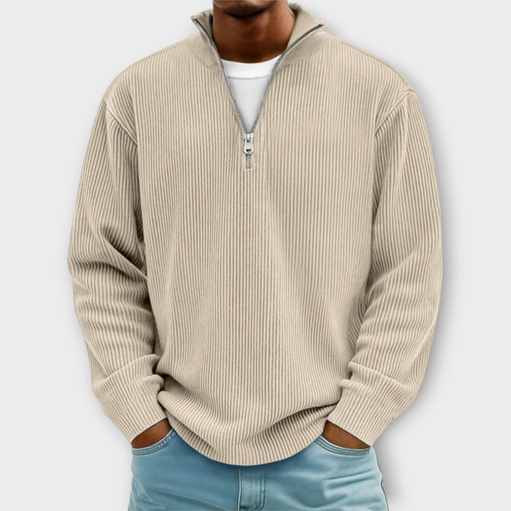 Cliff | Maglione con zip alla moda