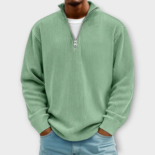 Cliff | Maglione con zip alla moda