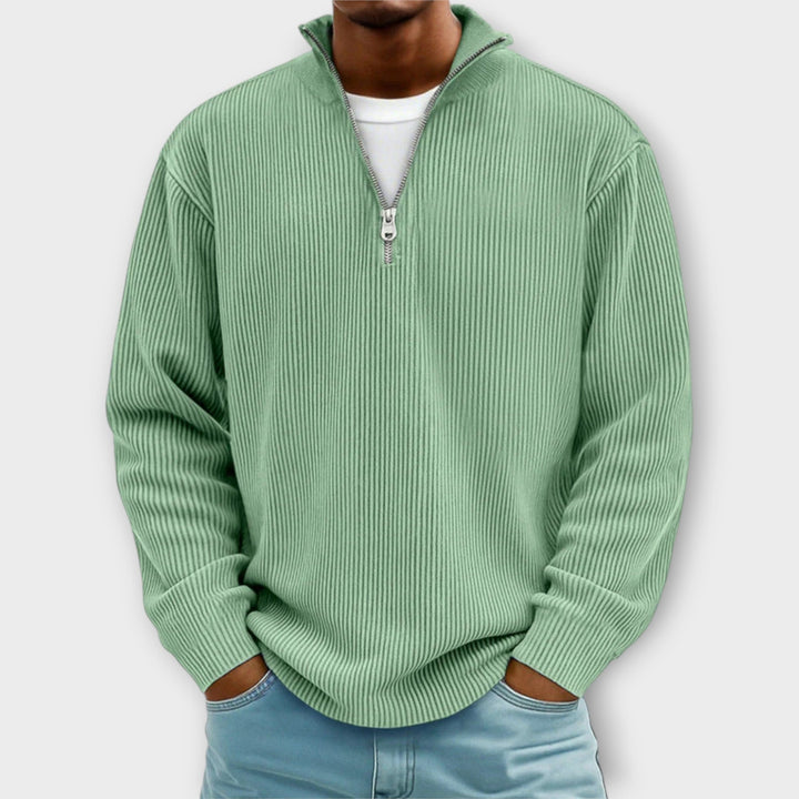 Cliff | Maglione con zip alla moda