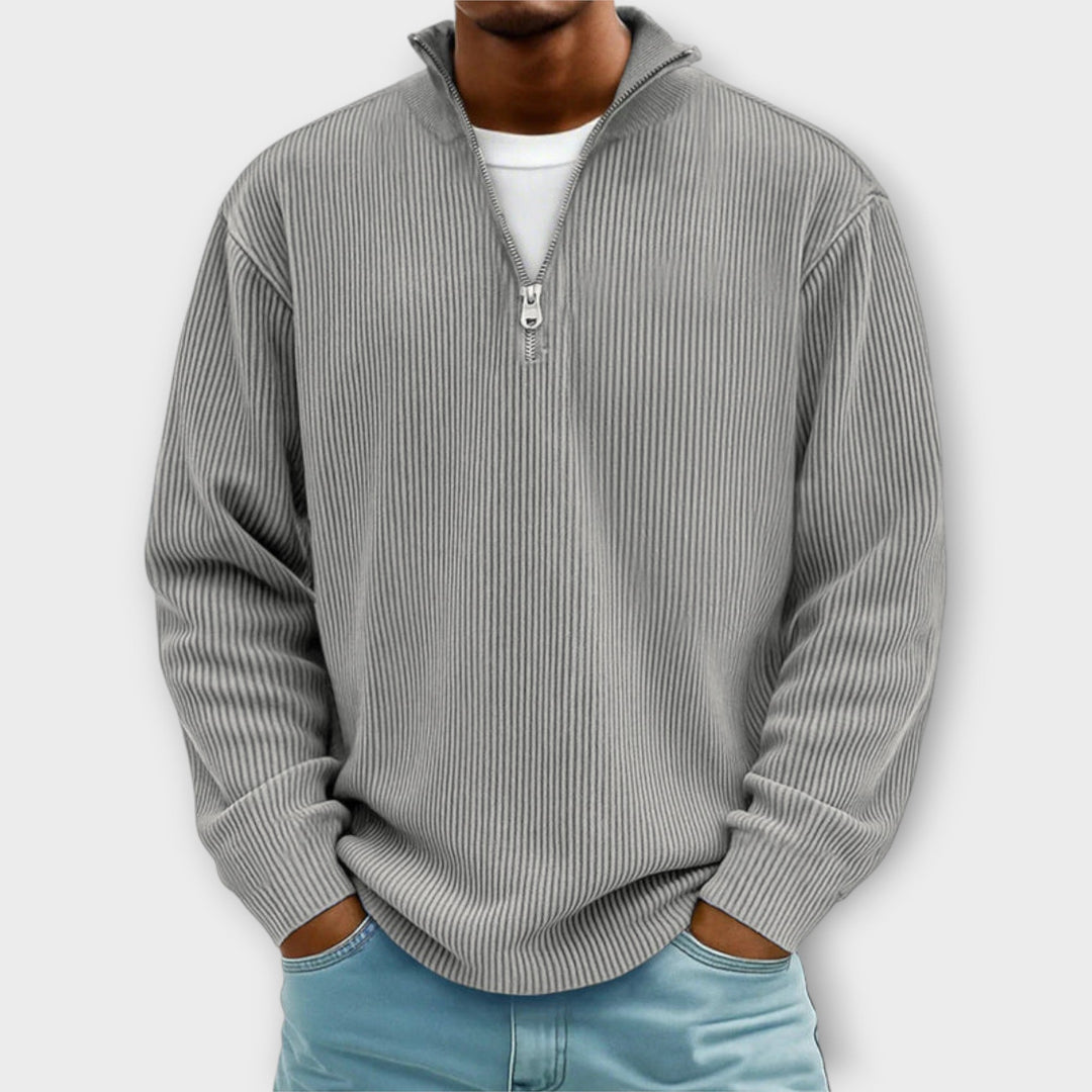 Cliff | Maglione con zip alla moda