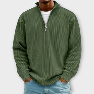 Cliff | Maglione con zip alla moda