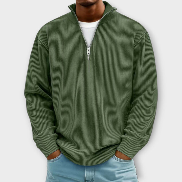 Cliff | Maglione con zip alla moda